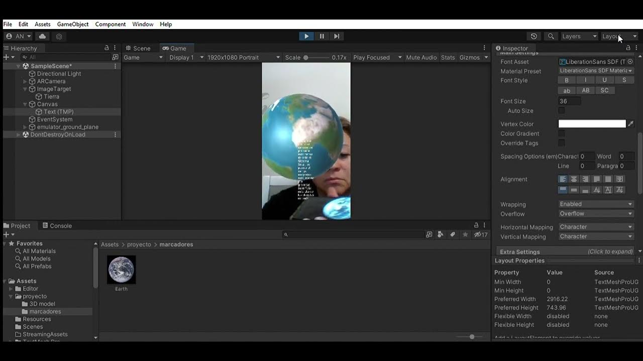Ar image tr samplescene android unity 2021 3 3f1 personal dx11 2022 06