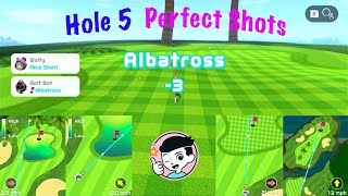 Hole 5 Perfect Shots. Nintendo Switch Sports: Golf.