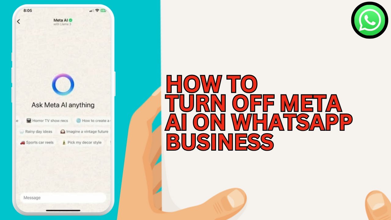 How to Enable Meta Ai in WhatsApp Business - YouTube