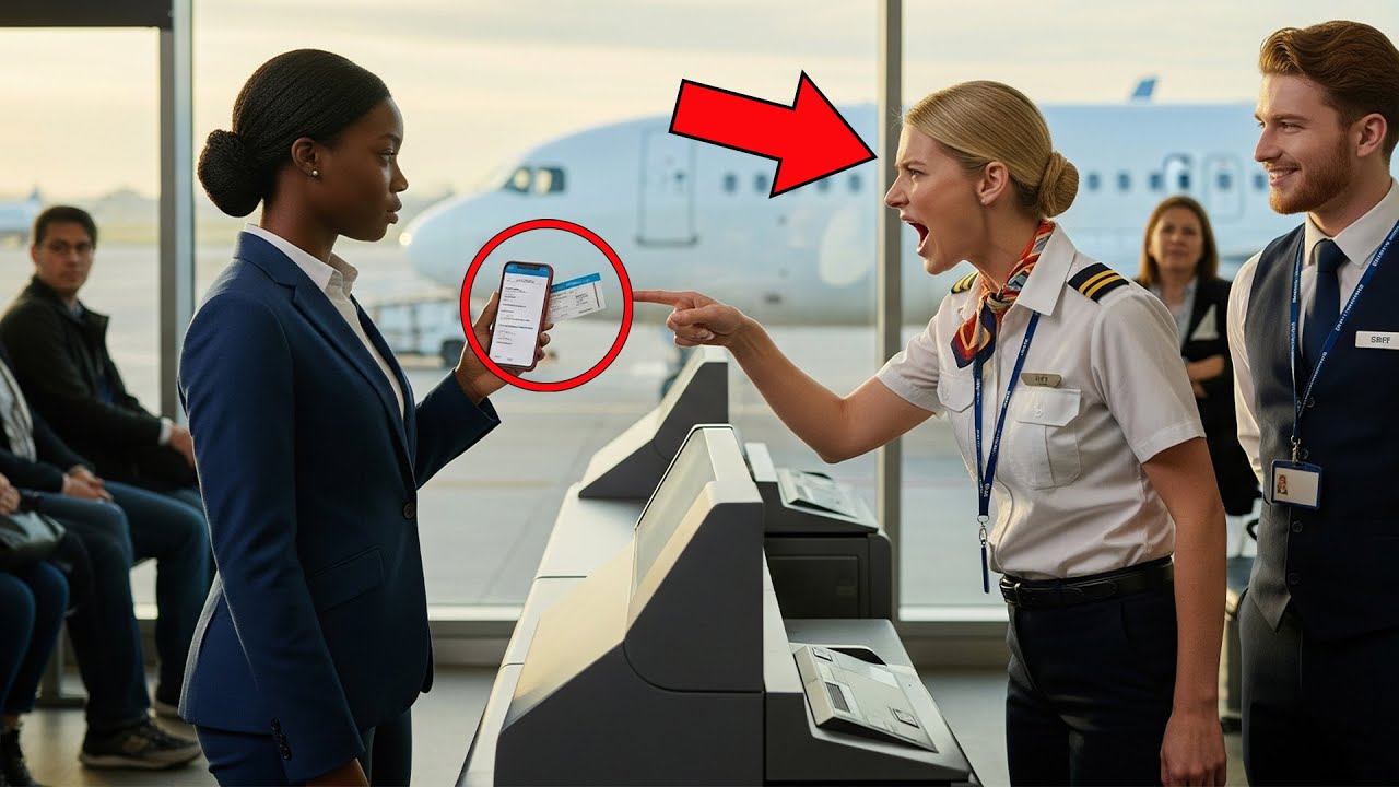 Black CEO Told to Wait in Economy Line — Her One Call Grounds the Flight Instantly