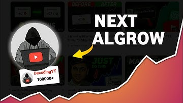 DecodingYT is Next Algrow ?  @decodingyt @Algrow