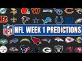 🏈 2026 NFL Week 1 Picks & Predictions