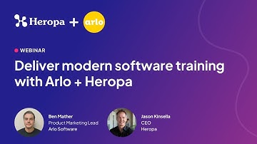 How to Deliver Modern Software Training with Arlo + Heropa
