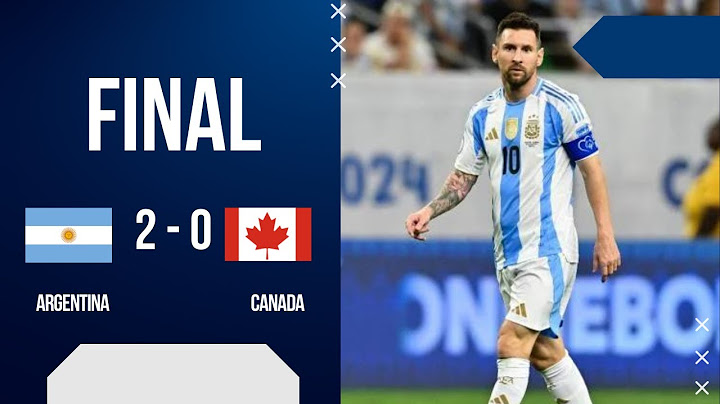 Argentina 2-0 Canadá | ARGENTINA FINALISTA | Copa América 2024