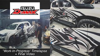ISUZU DMAX VCROSS | CUSTOM DESIGN🔥 | CAR MODS | PAINT IS DEAD | DECAL DESIGN💯 | ISUZU | DELHI CARS |