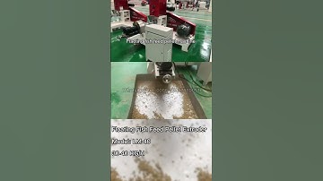 Floating fish feed pellet extruder machine #fishfarming #fishfeed #fishfeedmachine