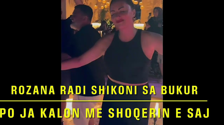 Shqip/Kosov/ Rozana Radi ne feste te paharrushme me shoqerine e saj😳