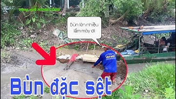Máy hút bùn đặc là đây nạo vét bùn không lên nước chỉ BÙN VỚI BÙN | vùng quê MINH CÔNG
