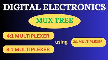 MULTIPLEXER TREE (4:1 and 8:1 MUX using 2:1 MUX)