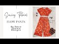 Flow pants sewing tutorial by retro sparkle designs