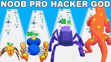 NOOB VS PRO VS HACKER VS GOD in Insect Evolution 3D +ASMR The Biggest Update