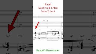 Ravel's String Harmonies  #orchestration #harmony #strings