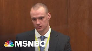 Paramedic: George Floyd Appeared Unresponsive When They First Arrived On Scene | MSNBC