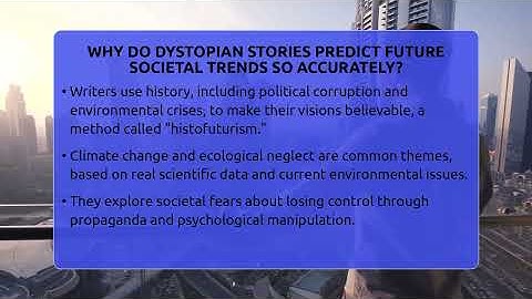 Why Do Dystopian Stories Predict Future Societal Trends So Accurately? - The SciFi Reel