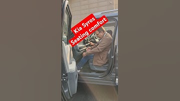 Kia Syros Seating Comfort Review- reclining and Ventilated rear seats!