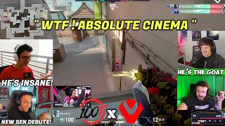 FNS, Zekken, Tarik &amp; Sliggy Reacts to SEN Vs 100T Insane Moments in VCT Stage 1