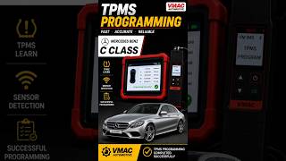 MERCEDES TPMS SENSOR REPLACEMENT | LAUNCH SCANNER WITH TPMS GUN | UNIVERSAL #launch #tpmssensor