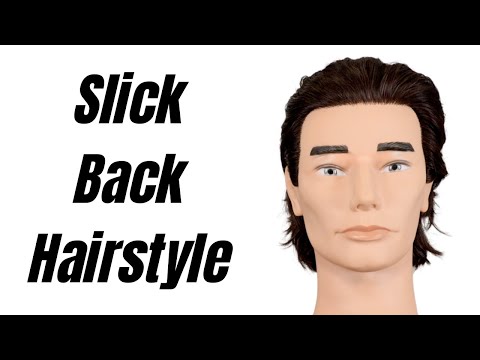 Slick Back Hairstyle - TheSalonGuy