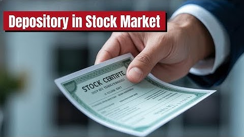 What is a Depository in the Stock Market? | NSDL & CDSL Explained