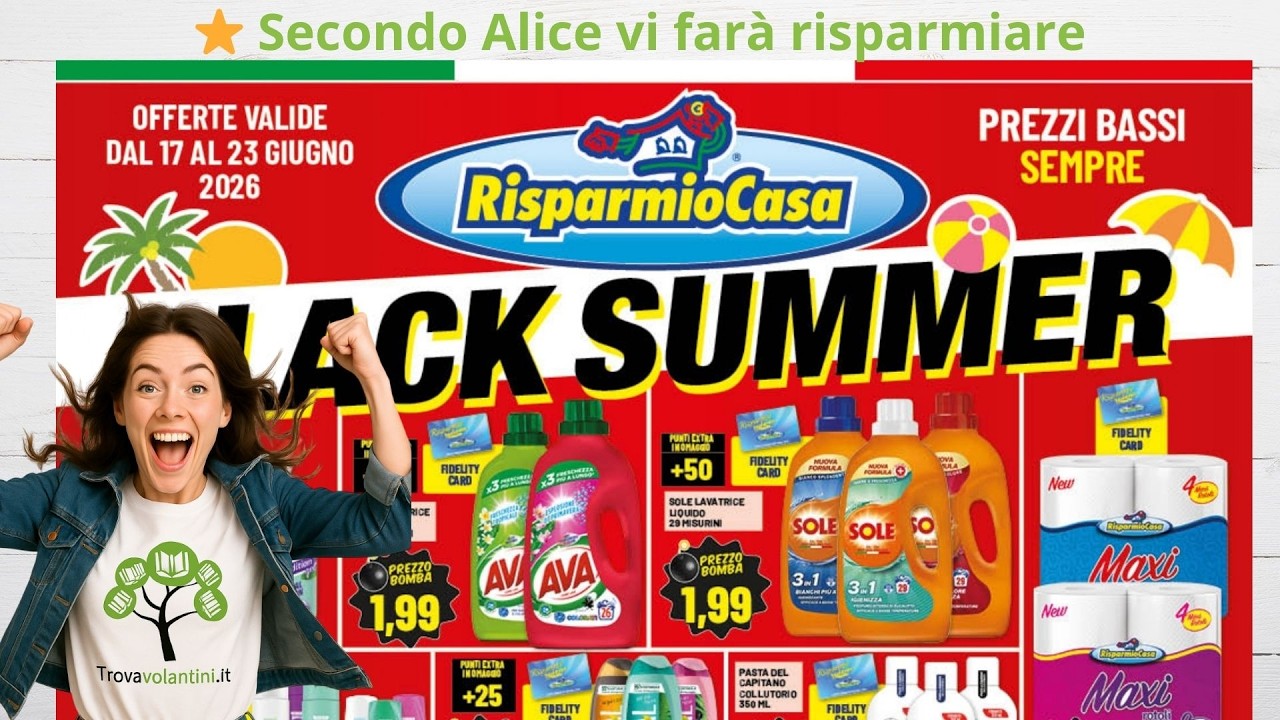 Volantino Risparmio Casa dal 17 al 23 Giugno 2026 #anteprima