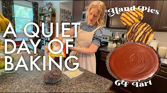 BAKE WITH ME : GLUTEN FREE CHOCOLATE TART AND NUTELLA HAND PIES