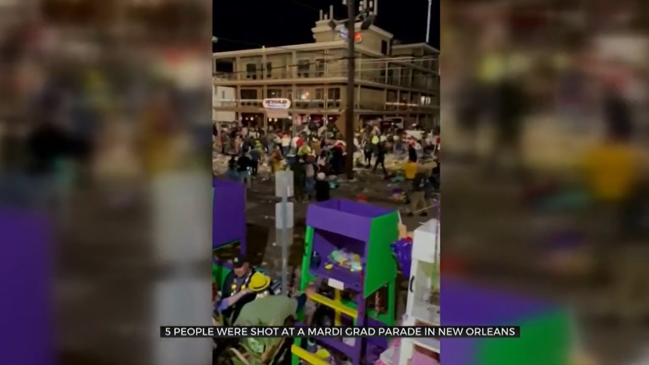 1 Dead, 4 Wounded After Mardi Gras Shooting In New Orleans - YouTube