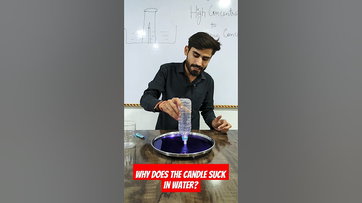 Why Does the Candle Suck in the Water?     #short #science #experiment