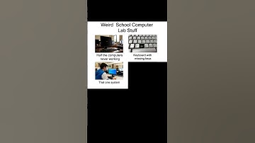 Weird  School Computer Lab Stuff Starter Pack #memes #shorts