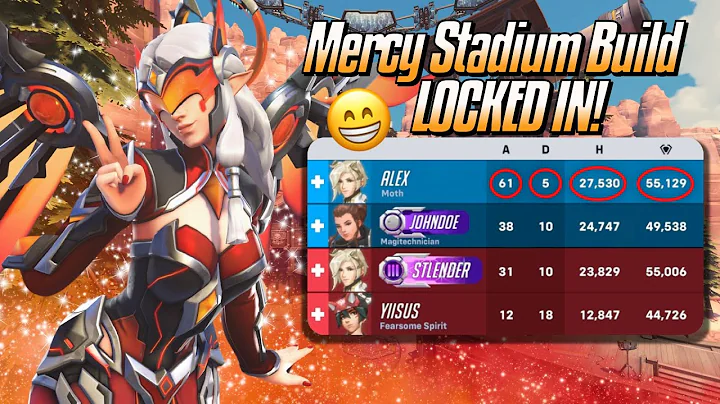 Mercy Stadium Build LOCKED IN! 😁 - Mercy Stadium Gameplay - Overwatch 2 (Season 19)