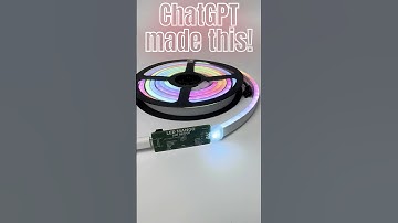 GPT-4 makes "cool" Rainbow LED Effect using Arduino
