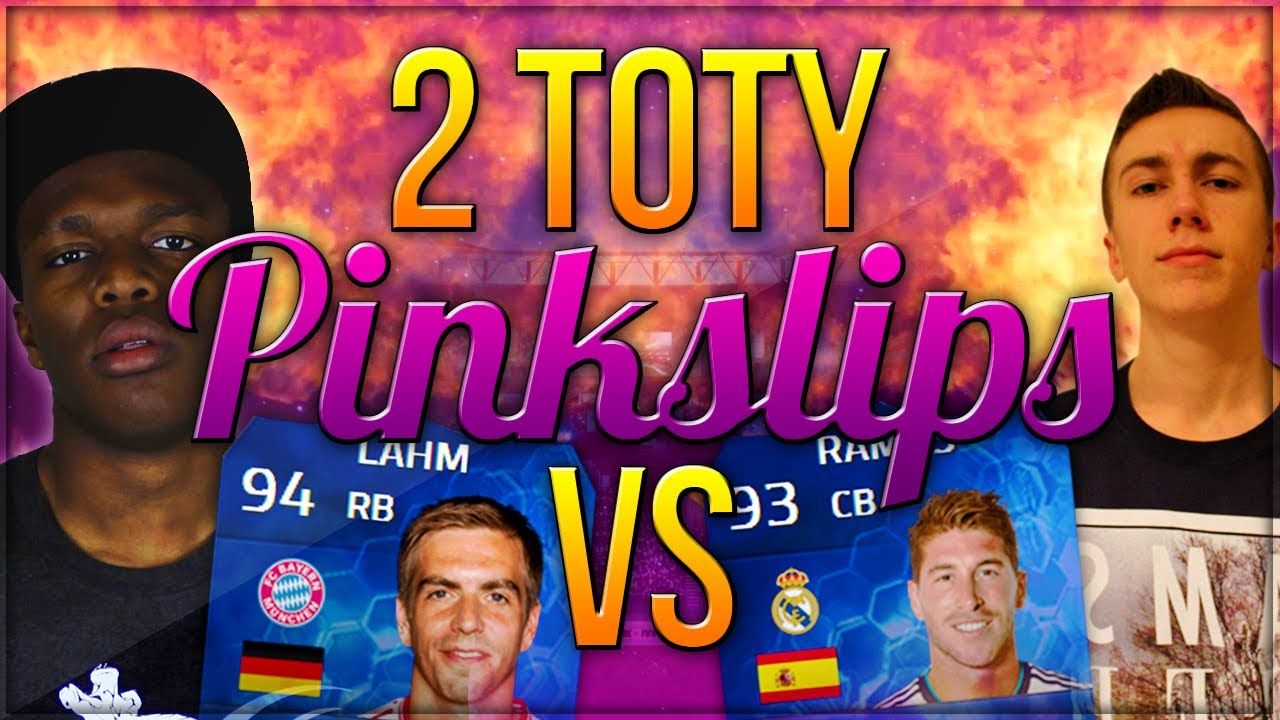 INCREDIBLE TOTY PINK SLIPS | KSI Vs Miniminter (FIFA 14) - YouTube