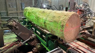 SawMilling and Explaining Dissecting 1X8, 1X10, and 1X12 Poplar Logs! #48