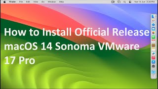 How to Install Official Release macOS 14 Sonoma on VMware 17 Pro !! Step By Step Guide