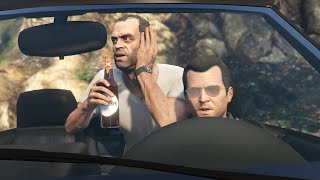 GTA V   EPIC ROAD TRIP With Michael, Franklin and Trevor (Rockstar Editor)