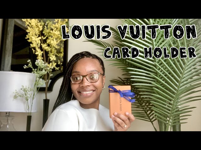 Louis Vuitton unboxing CARD HOLDER Daily in Damier Rose Papaye