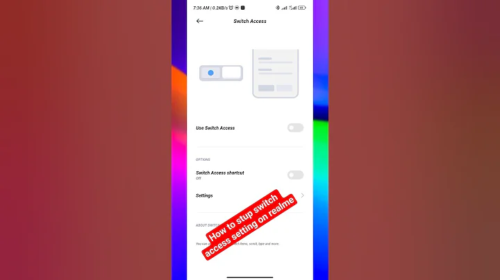 How to stup switch access setting on realme #shorts#youtubeshorts#mobile #facemagicapp #youtubego