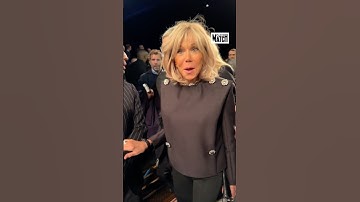 Brigitte Macron assiste au défilé #LouisVuitton ✨