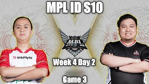 Game 3 - GEEK FAM vs  BTR MPL ID Season 10 Week 4 Day 2 | MLBB