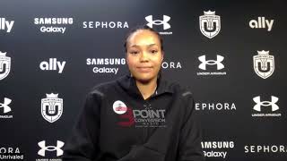 Napheesa Collier’s semifinals presser of the 1-on-1 Unrivaled tournament.