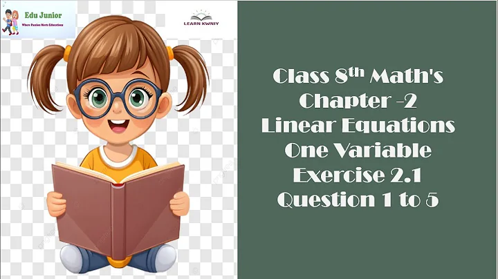 Class 8th Maths Chapter 2 Linear Equations in One Variable Exercise 2.1 Question 1 to 5