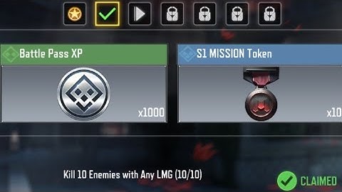 Call of Duty Mobile Kill 10 Enemies with Any LMG Task Complete