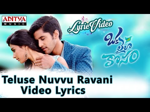 Teluse Nuvvu Ravani Video Song With Lyrics II Oka Laila Kosam Songs II Naga Chaitanya