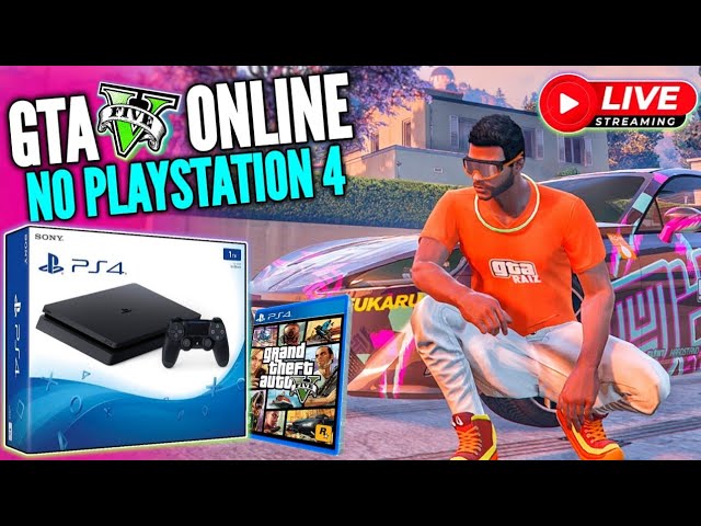 Jogando GTA 5 ONLINE em 2023 Ao Vivo no PS4 com a Galera! 