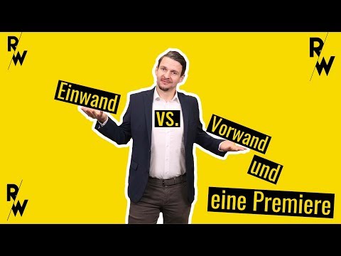 Video: Wird es Vorwand oder Vorwand geschrieben?