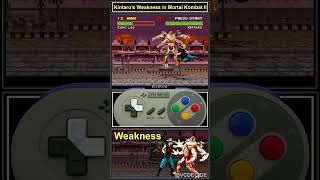 Kintaro’s Weakness in Mortal Kombat II (SNES)#MortalKombatII #MK2 #Weakness