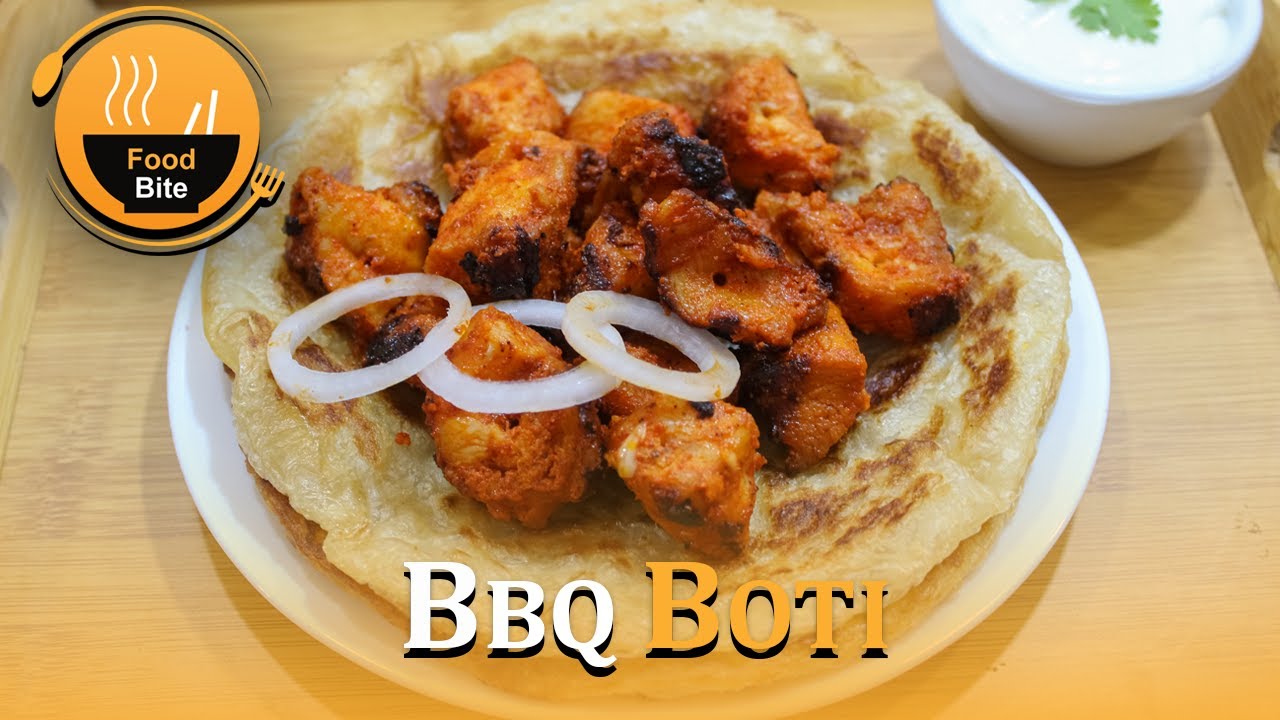 Bbq Chicken Boti Recipe By Food Bite | Chicken Tikka Boti - YouTube