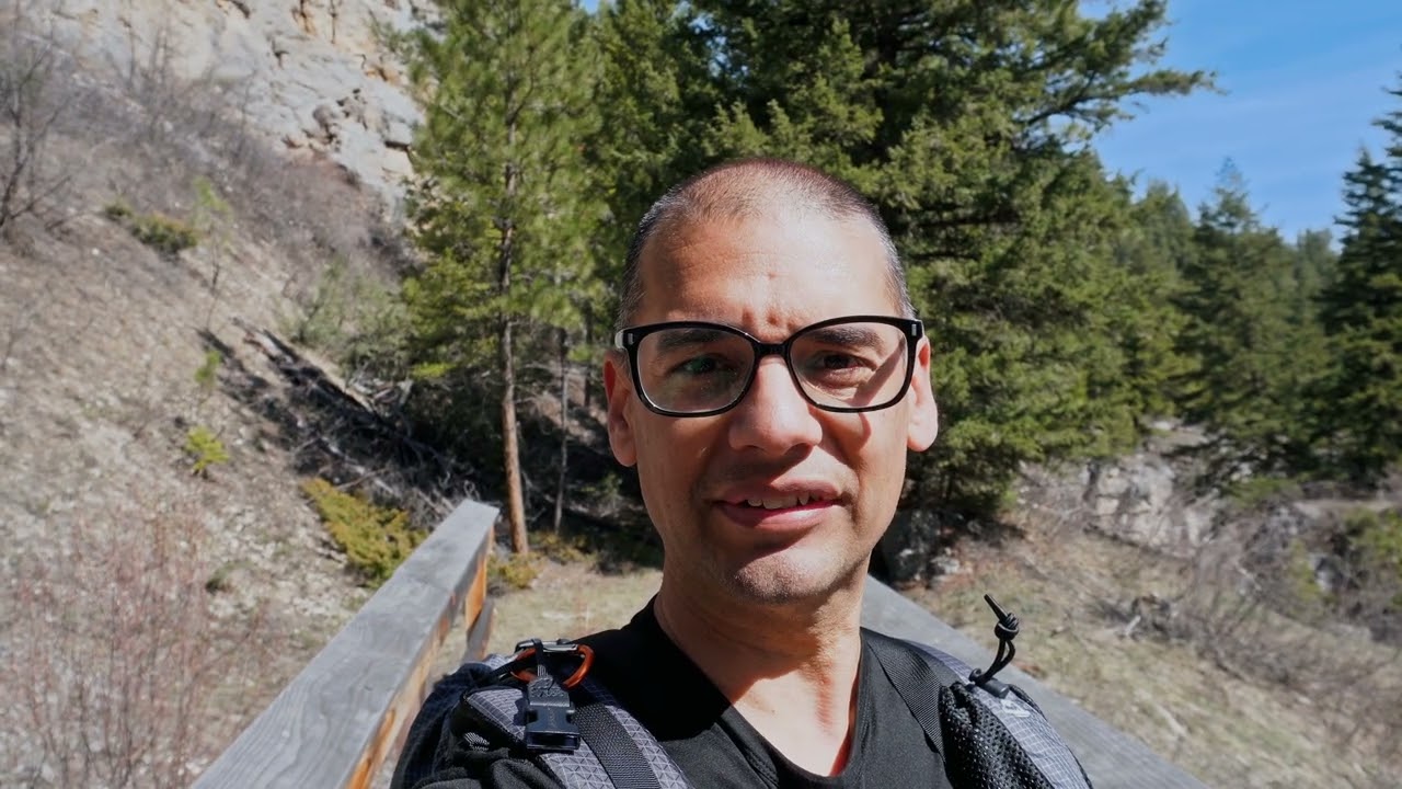 Hiking Sluice Boxes State Park near Monarch, Montana
