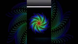 Amazing rotating python turtle 🐢  design#coding