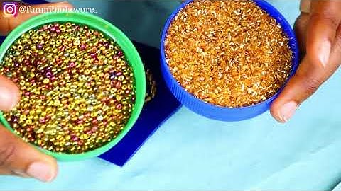 Watch this video to learn HOW TO BEAD LIKE A PRO | BEGINNER-FRIENDLY BEADING TUTORIAL | LUXURY DRESS