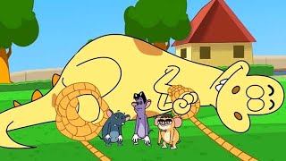 Rat A Tat  Baby Dinosaur Trapped by Rats  Funny Animated Cartoon Shows For Kids Chotoonz TV